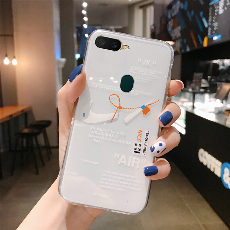 For Oppo A7 A5s A12 Tide Brand Air Jordan Broken Logo Phone Case Clease Soft Silicone Aj Nike Cover Casing Lazada Ph