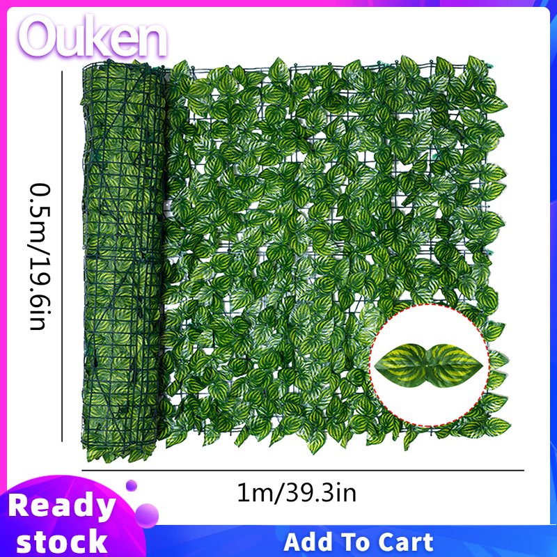 CuộN Sàng Lá Nhân Tạo Ouken Hàng Rào Sân Vườn Chống Tia Cực Tím Ngăn Chặn Sự Riêng Tư Ban Công Màn Hình, Để Trang Trí Trong Nhà Ngoài Trời
