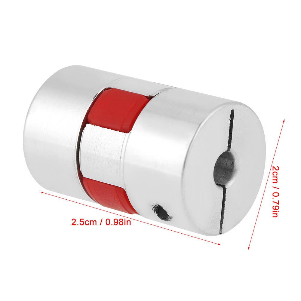 Zonejoy Linh Hoạt Spider Khớp Nối Trục OD20mm X L25mm Động Cơ Bước CNC Đầu Nối Khớp Nối
