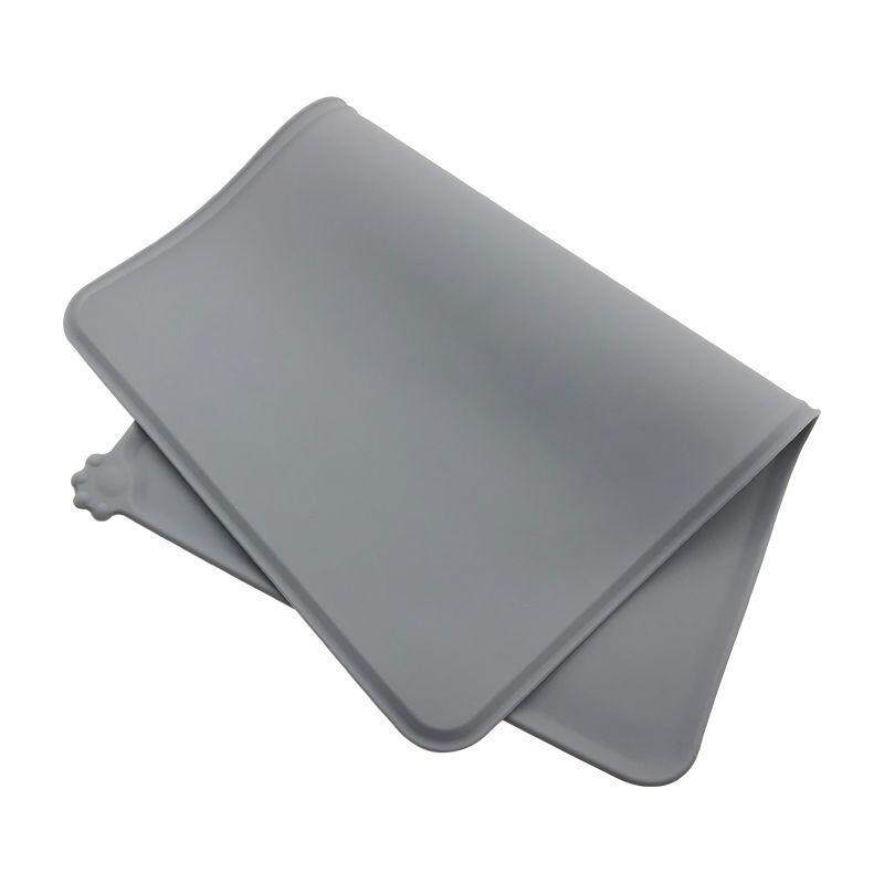Silicone Vải Lót Đĩa Ăn Hình Thú Cưng Không Thấm Nước Chống Trượt Miếng Lót Đồ Ăn Rò Rỉ Mèo Chó Mèo Thảm Xe Hơi Phụ Kiện Cho Thú Cưng Mat