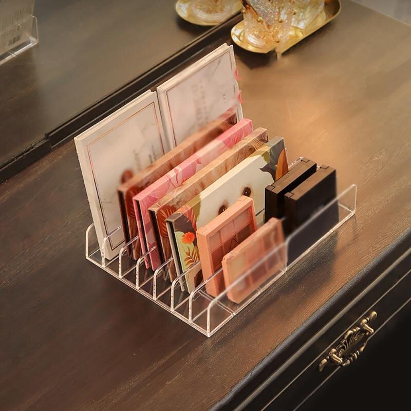 Ruying 1 Chiếc Giá Đựng Mỹ Phẩm Khay Đựng Phấn Mắt Hộp Đựng Bảng Màu Phấn Mắt Ngăn Đựng Dụng Cụ Trang Điểm Hộp Đựng Bánh Bột