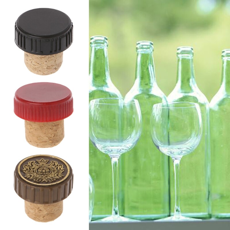 T-shape Red Wine Stoppers Cork Bottle Plug Kitchen Bar Tool Cap Corks