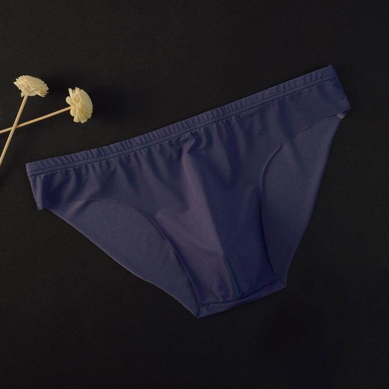 Mens Ultra-thin Underwear Breathable Seamless Lingerie Thongs Briefs Slim Fit