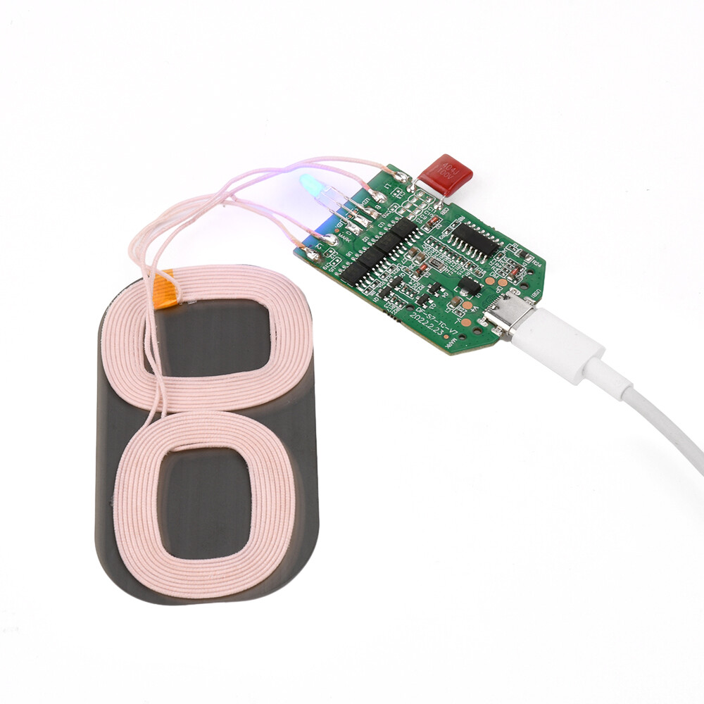 [100% original] Aideepen 15W High Power Wireless Charger Module Wireless Charger Transmitter Module PCBA Board Coil Support PD Fast Charging
