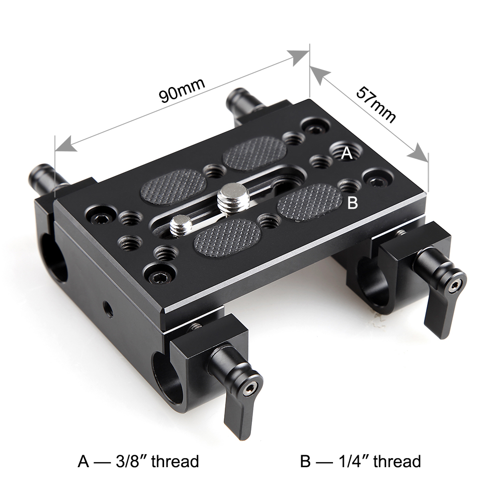 SmallRig Tấm đế với kẹp thanh 15mm kép 1775