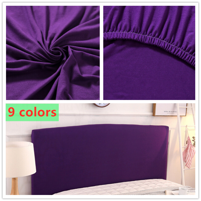 Stretch Headboard Cover Modern Home Decor Solid Color Stretchy Home, Hotel, Headboard Dustproof Cover