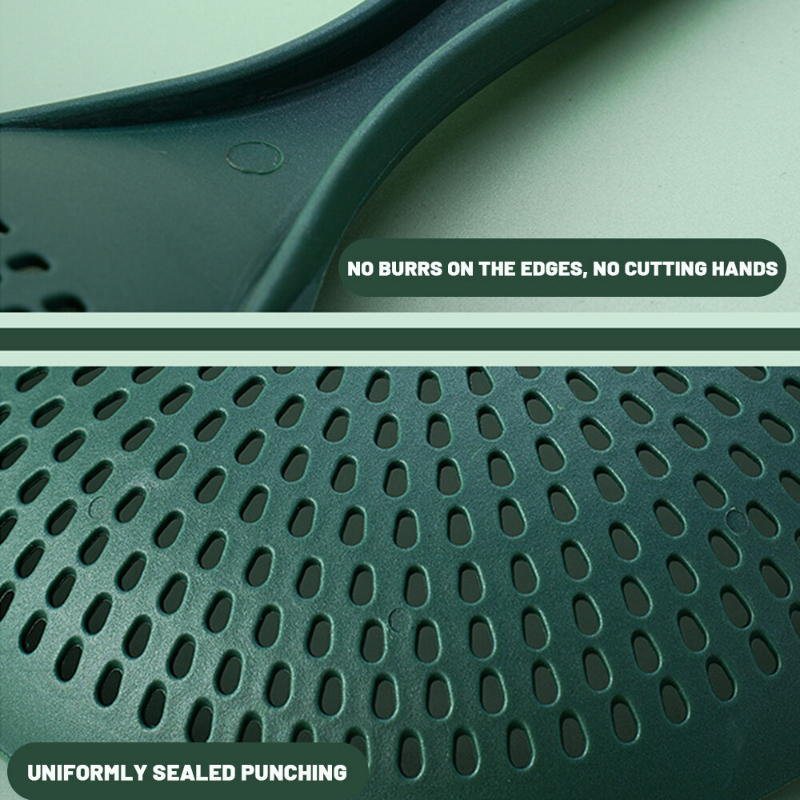 Yespery lớn colander nhà bếp lớn mì muỗng thìa cầm tay dài nhiệt độ cao không dính Pan colander strainers Lọc dụng cụ nhà bếp