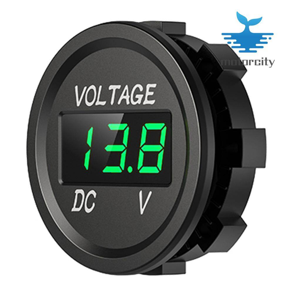 D1 Car Motorcycle 12-24V Digital Panel Voltmeter LED Display Voltage Meter