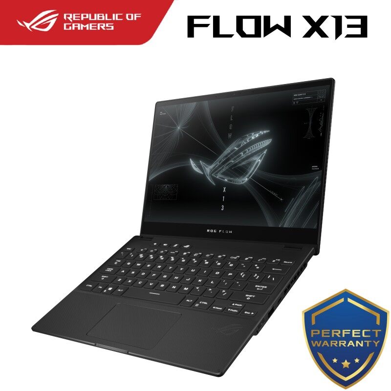 ROG FLOW X13 (GV301Q-HK6225T)/ AMD R9 5900HS/ 16GB RAM/ 1TB SSD/ GTX 1650/ 120Hz Touch Screen/Win10/ 2 Yrs Warranty Malaysia