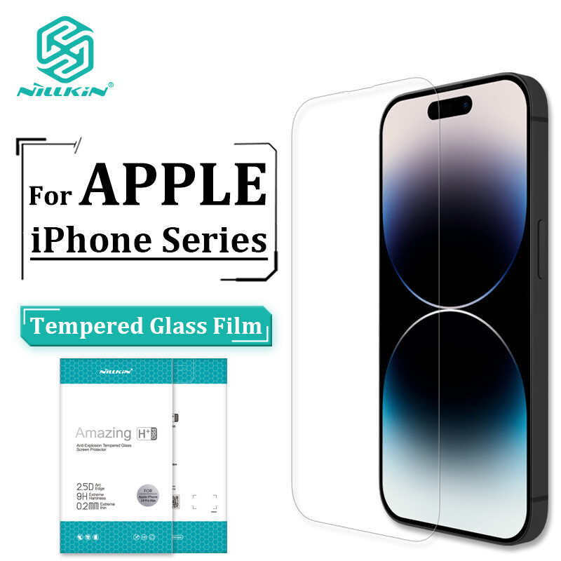 Nillkin Full Cover Tempered glass for iPhone 14 Pro Max 14 Plus 14 Pro 14 13 Pro Max 13 Pro 13 12 Pro Max 12 Pro 12 Mini 12 Screen Protectors Anti-glare Explosion-Proof Protective Tempered Glass Film