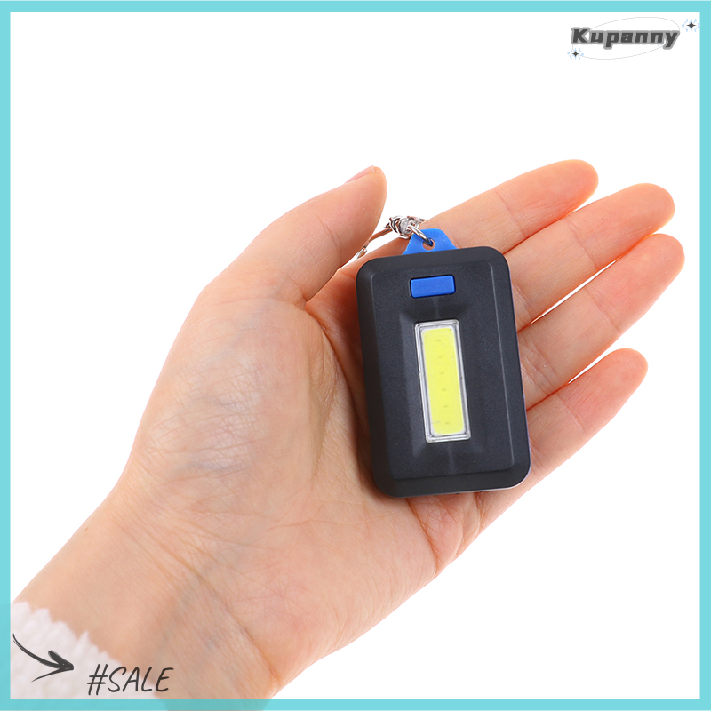 Kupanny Cob flashlight keychain mini led flashlight portable outdoor emergency light
