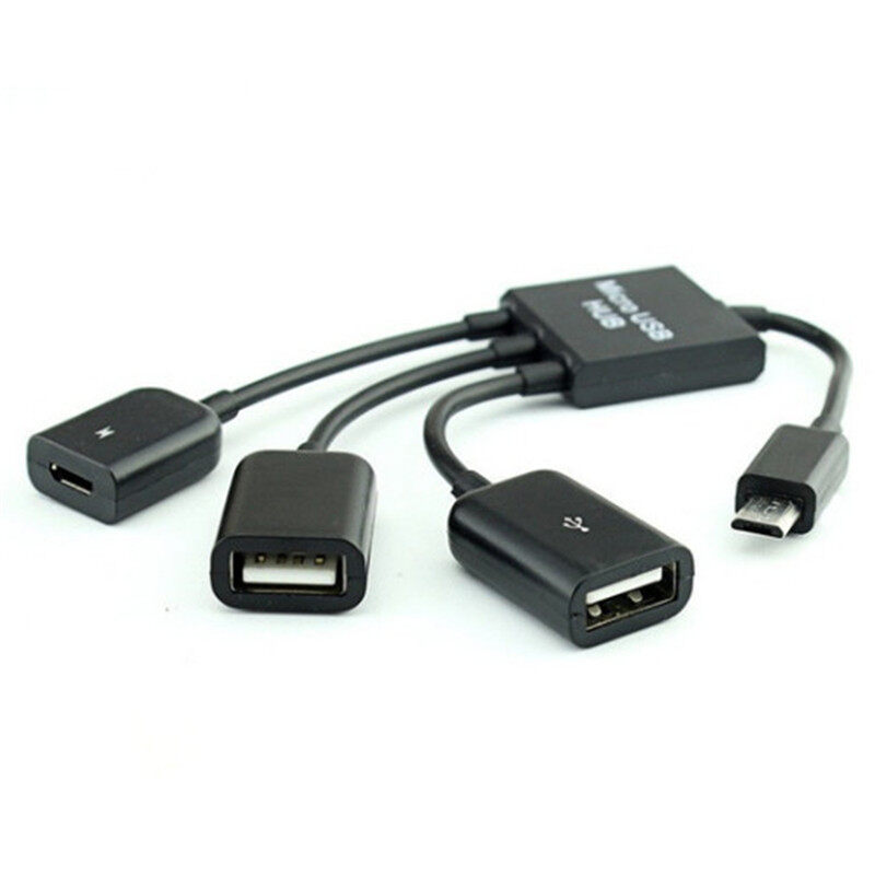 UNI [Ready Stock]3/4Port Micro USB Data Power Charging OTG Hub Cable For Android Tablet Phone