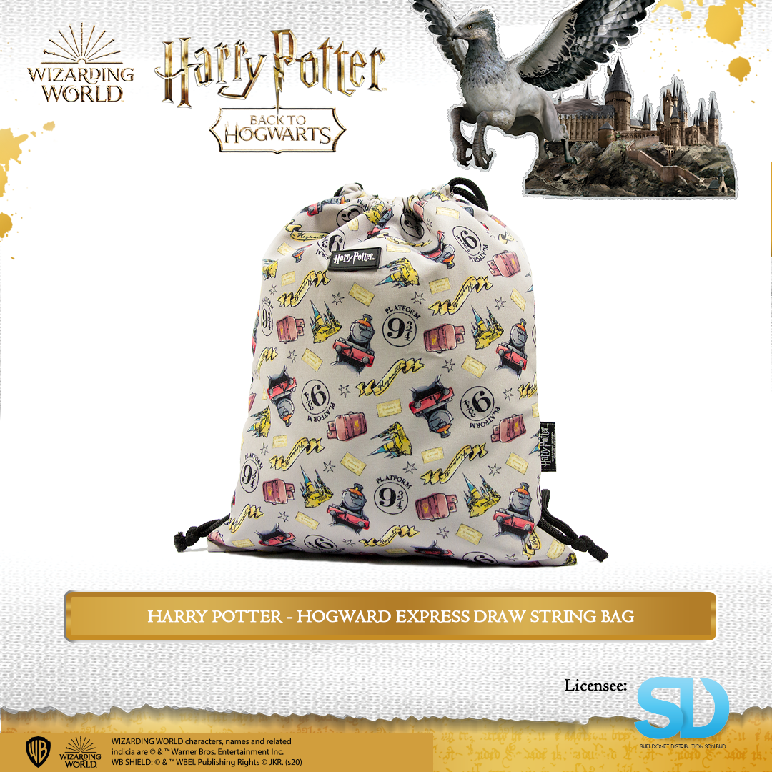 harry potter string bag