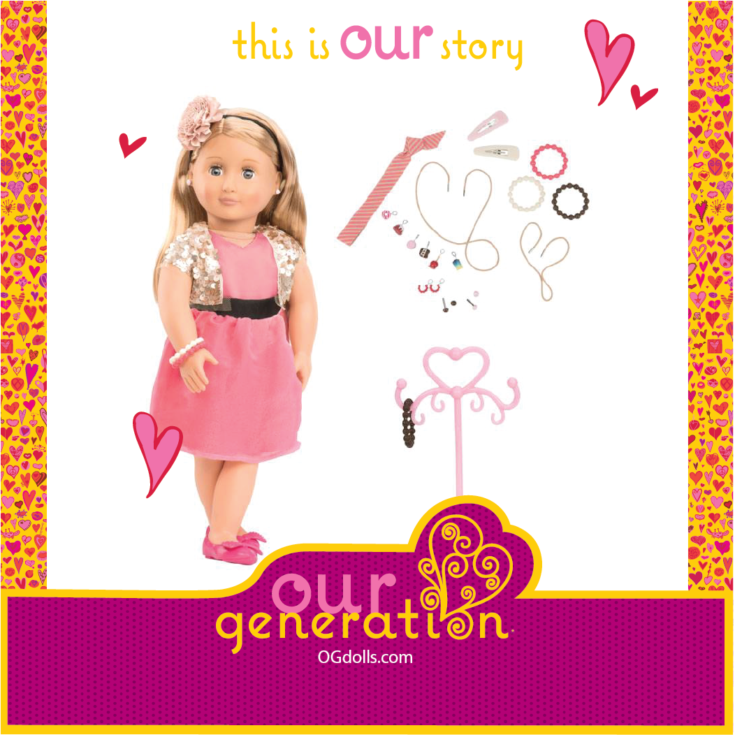 our generation jewelry doll audra