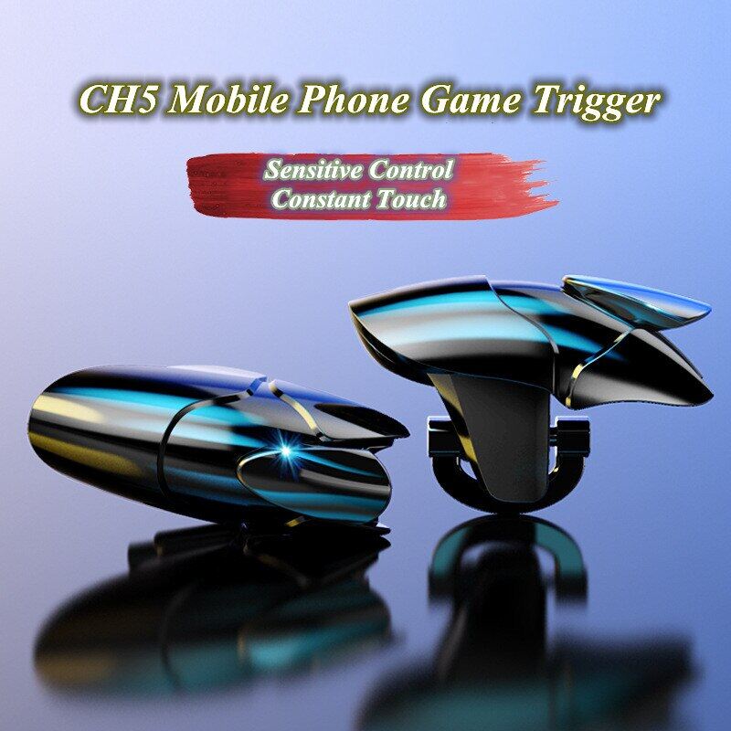 2Pcs PUBG Mobile Game Trigger Controller ABS Aim Key Buttons L1 R1 Shooter Joystick For Phone Gamepad Accessories Smartwatches