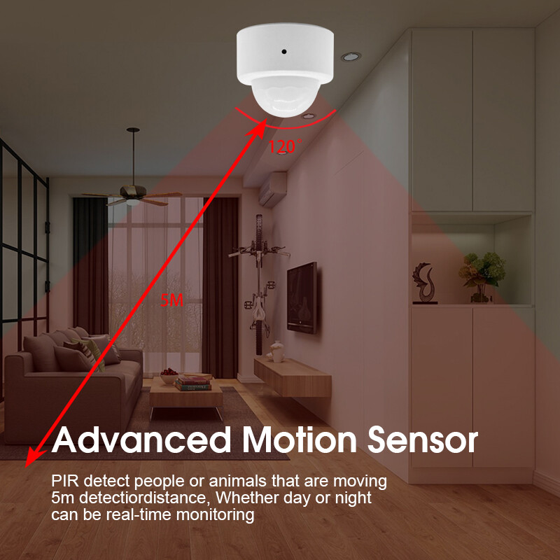TTMU tuya Zigbee3.0 body sensor wireless smart body motion sensor home security system with gateway Oct