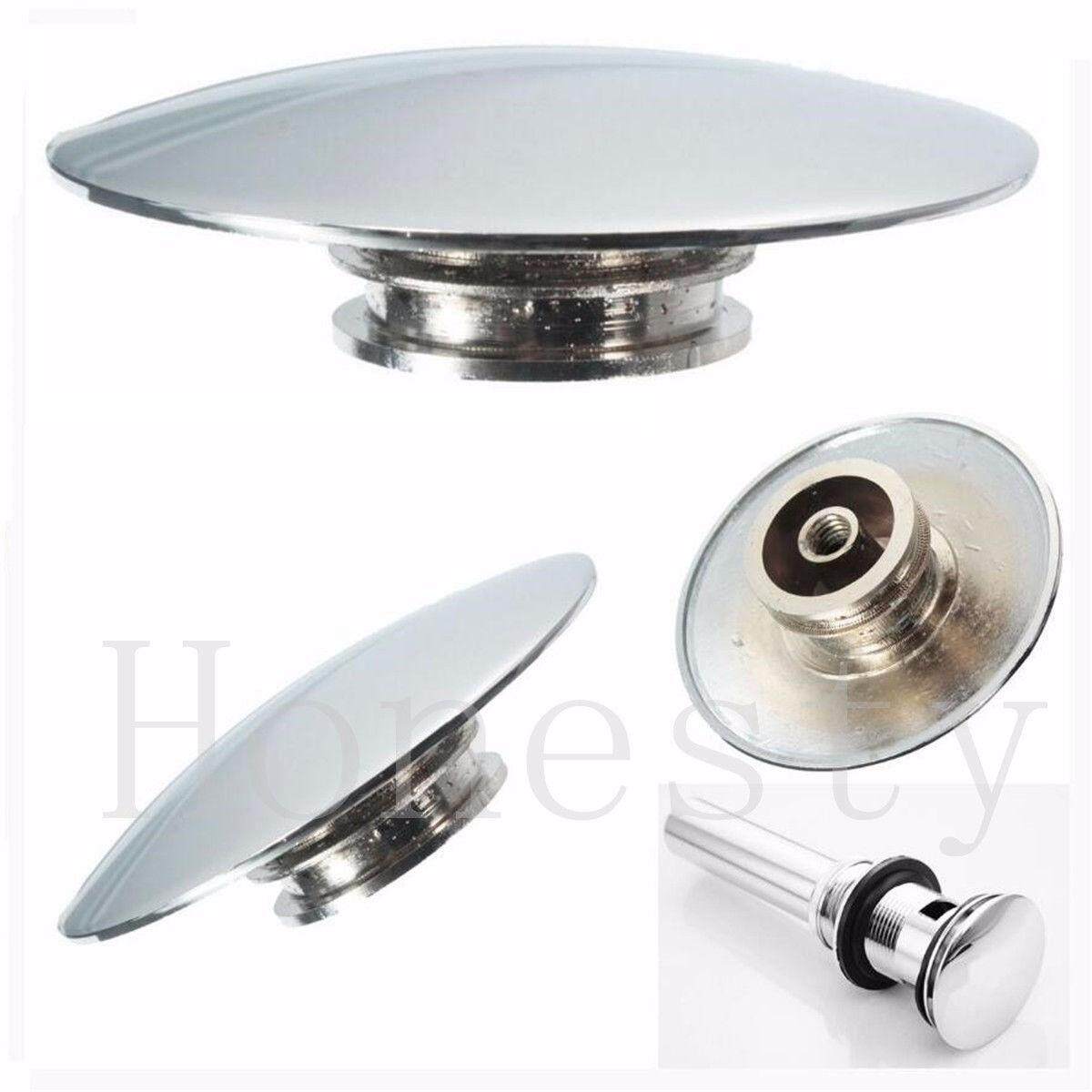 66mm Bathroom Basin Sink Drain Filter Zinc Alloy Push Down Pop Up Button For Kitchen Strainer Bathtub Floor Drain Hair Stopper By Moonbeam