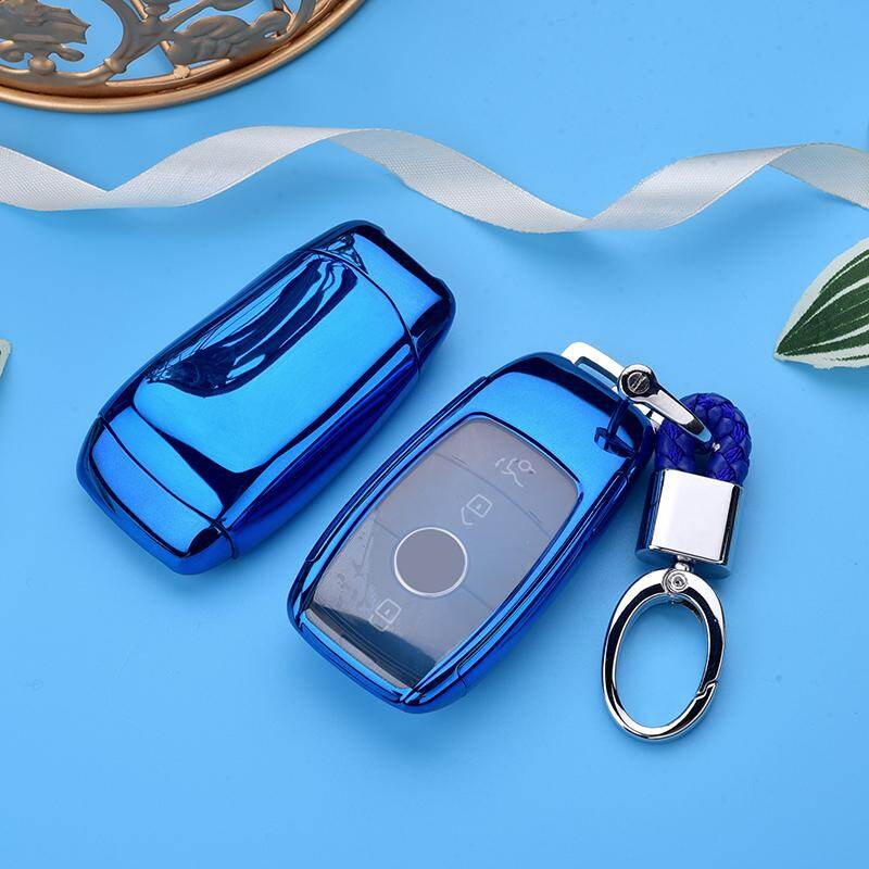 Vỏ bọc chìa khóa xe hơi chất liệu TPU cho xe Mercedes Benz New E Class E200 E320 - INTL