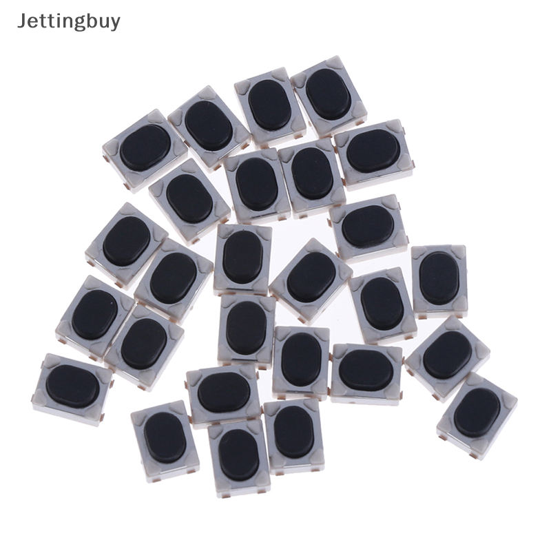 【Jettingbuy】flash Sale 20 cái 3x4x2.5mm SMD công tắc nhấn 4 pin cảm ứng công tắc kích hoạt siêu nhỏ Đẩy công tắc nút