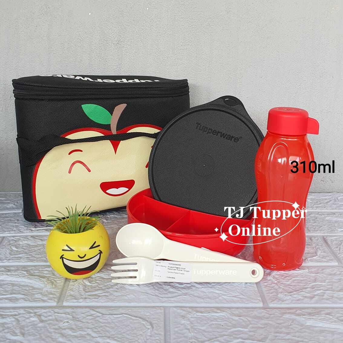 Tupperware Kids Lunch Set Lunch Box Cutlery Lunch Bag