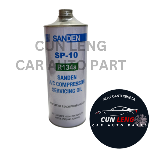 SANDEN CAR AIRCOND R134A SP-10 COMPRESSER OIL 1000ML / 1L | Lazada