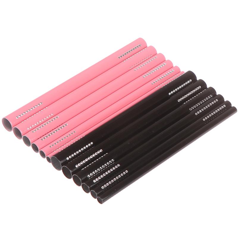 NICENEEDED 6-teiliges Nagelform-Stäbchen Set – C-Kurve Metallstäbe Für Nail Art, Pink, Für DIY-Maniküre