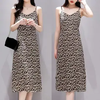 leopard dress casual