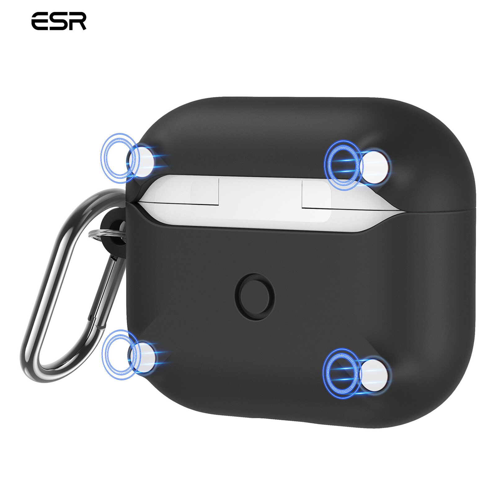 Esr For Airpods 2021 Magnetic Case Wireless Charging For Airpods 3 3rd Protective Case Keychain