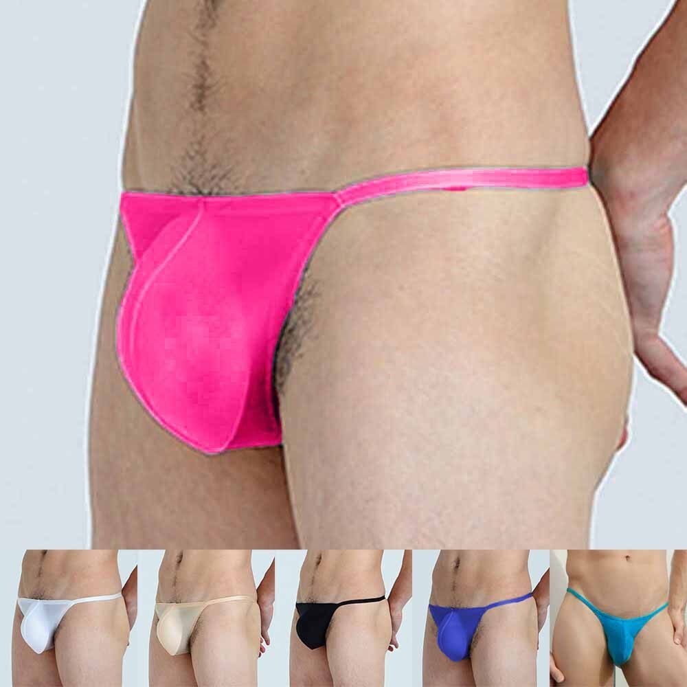 Momlove Men's Jockstrap Underwear Underpants Drawing Bikini String
