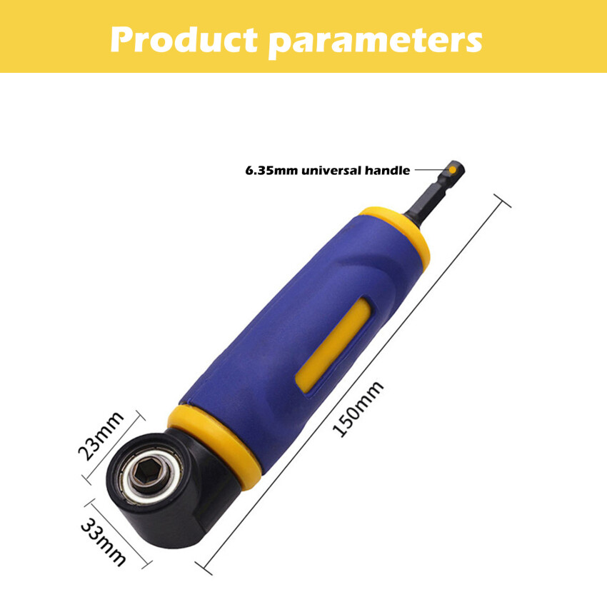Lock Easy Release Angle Adapter Screwdriver Accessory Bits Universal Electric Drill Corner 90 Degree Tool Chuck Extension
