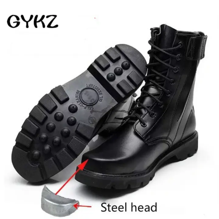 steel toe cap military boots