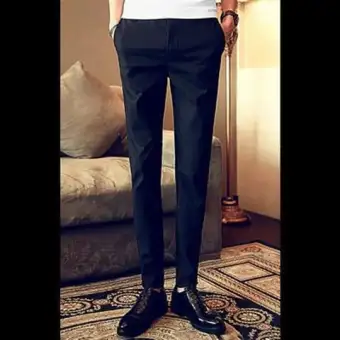 mens skinny leg suit pants