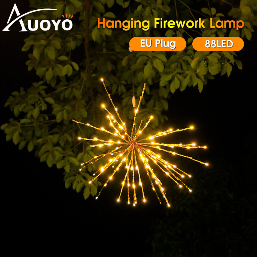 Auoyo Firework Light 8 Modes 150 Lamp Dandelion Exploding Star Led ...