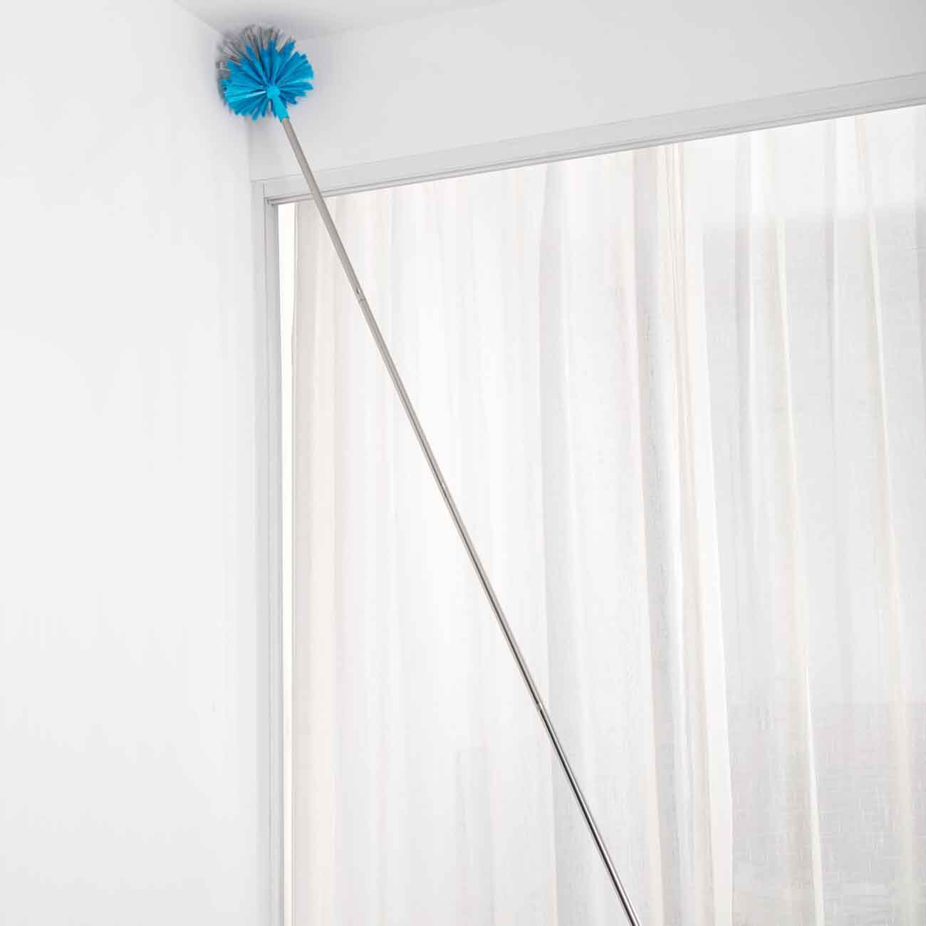 Homenhome Chổi Quét Vệ Sinh Mạng Nhện Cán Dài Điều Chỉnh Được Có Thể Thu Gọn