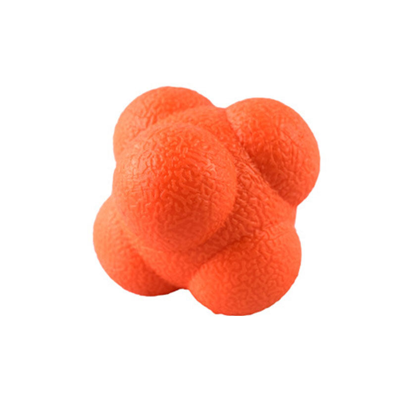 Hexagonal ball high elasticity reaction ball agility ball change ball speed ball exercise reflexes