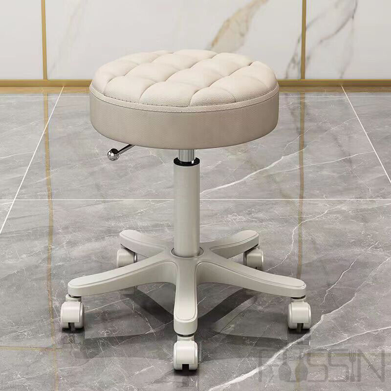 Adjustable vanity stool online with wheels