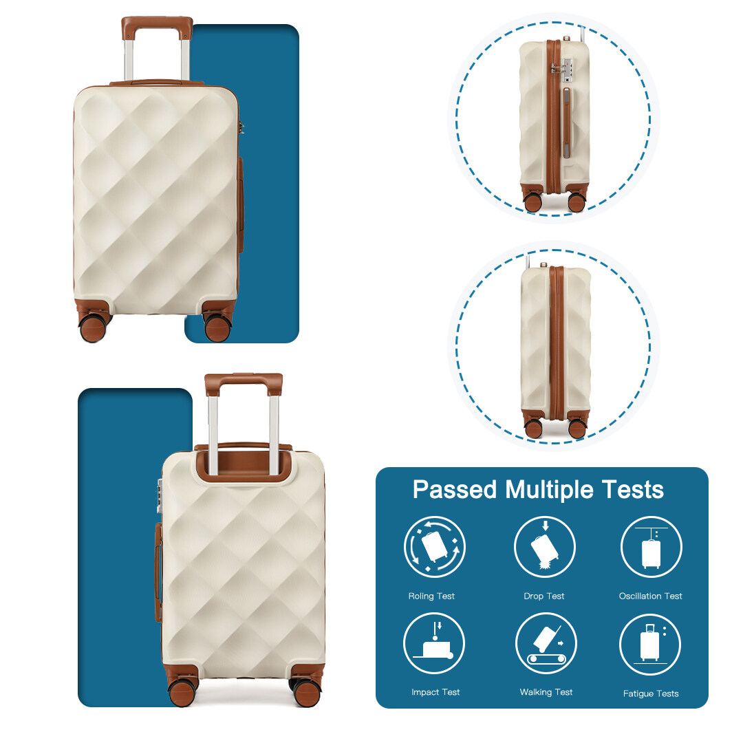 It luggage fashionista natural hard shell suitcase hot sale