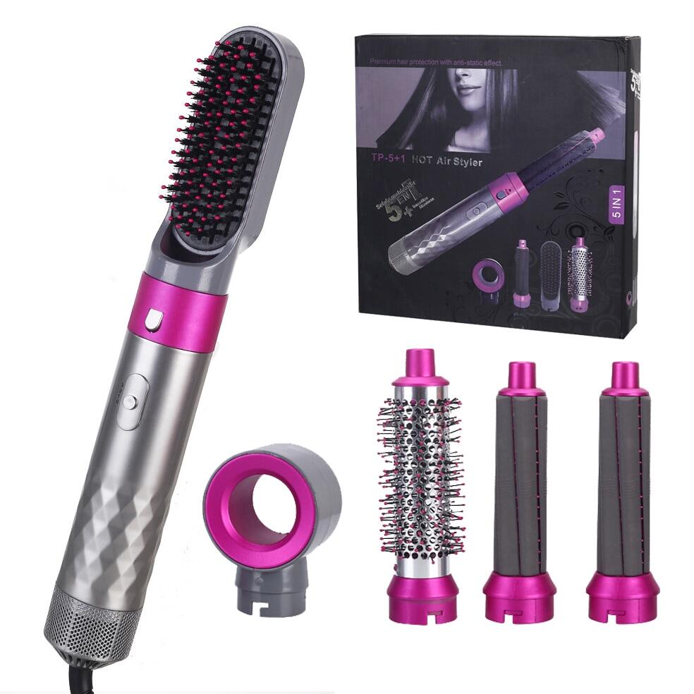 Electric Hair Brushes Leafless Blow Dryer Hot Air Styler 5 in 1 Hair