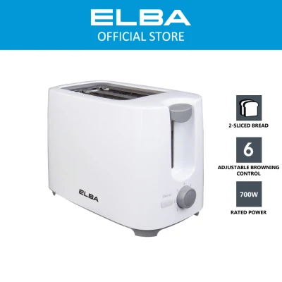 ELBA Toaster ET-G2770(WH) - 2-slice, White (700W)