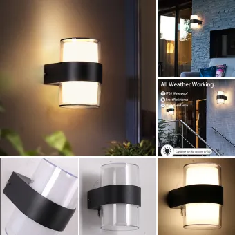 contemporary outdoor led wall lights