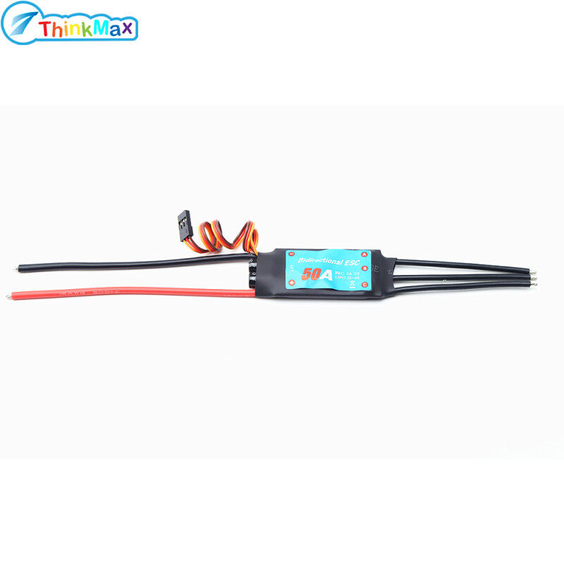 Thinkmax Bidirectional 20a/30a/40a/50a/60a Brushless Esc for Rc Car/boat/ Remote Control Ship Pneumatic Underwater Propelle