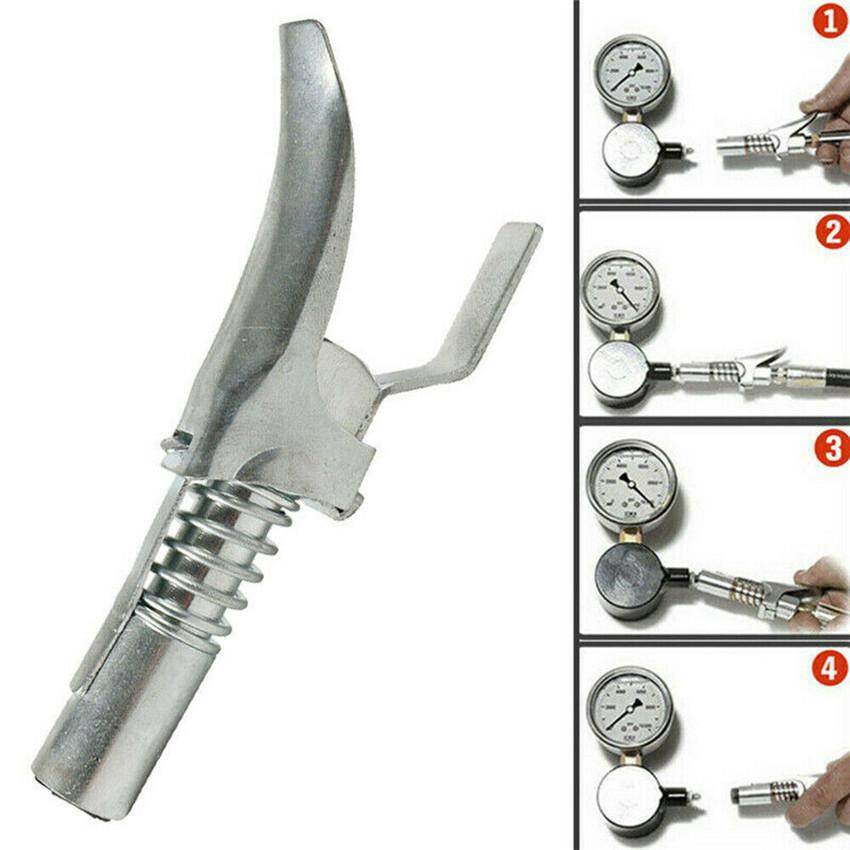 First Generation Grease Coupler High Pressure 12,000 PSI Fast Locking Releasing Heavy Duty Fitting Oil Pump Accessories