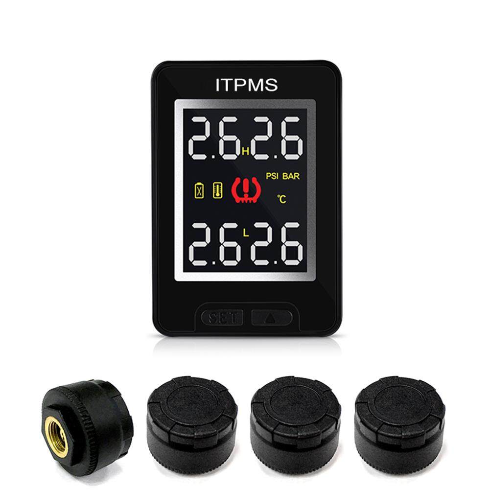 Careud U912 Mobil TPMS Nirkabel Auto Pemantau Tekanan Ban Sistem dengan 4 Sensor Eksternal LCD Tertanam Monitor untuk Toyota Saja