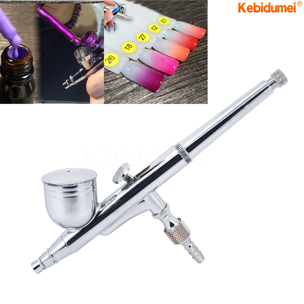 Kebidumei 0.3mm Nozzle Mini Air Paint Spray Airbrush For Painting Car Aerograph Car Repair Tool Painting Kit