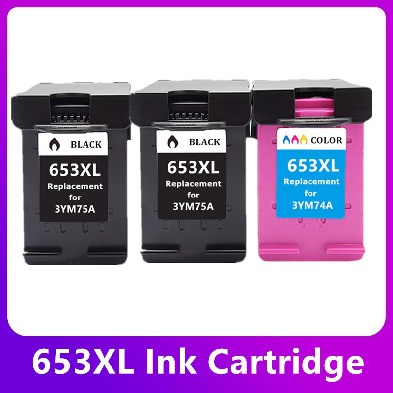 Remanufactured Ink Cartridge For HP 653 653XL HP653 XL Replacement ...