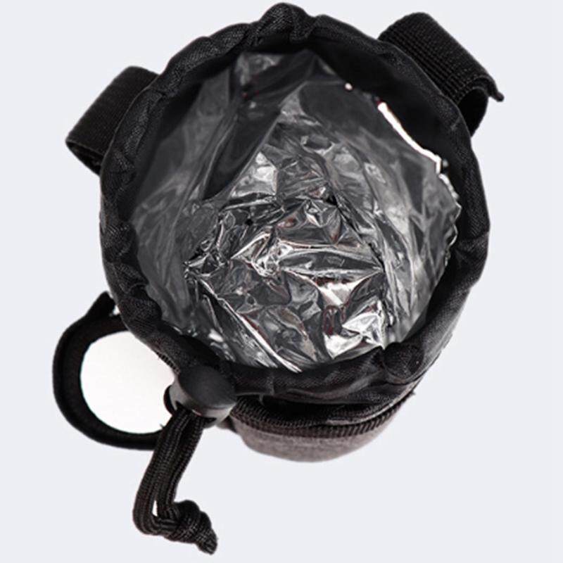 Bike Handlebar Stem Bag Food Snack Storage Bike Water Bottle Carrier