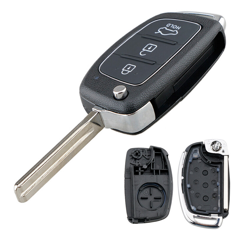 3 Buttons Car Remote Key Shell Fit for Hyundai / Santa / Fe Sonata / Tucson Accent I30 / I40 / I45
