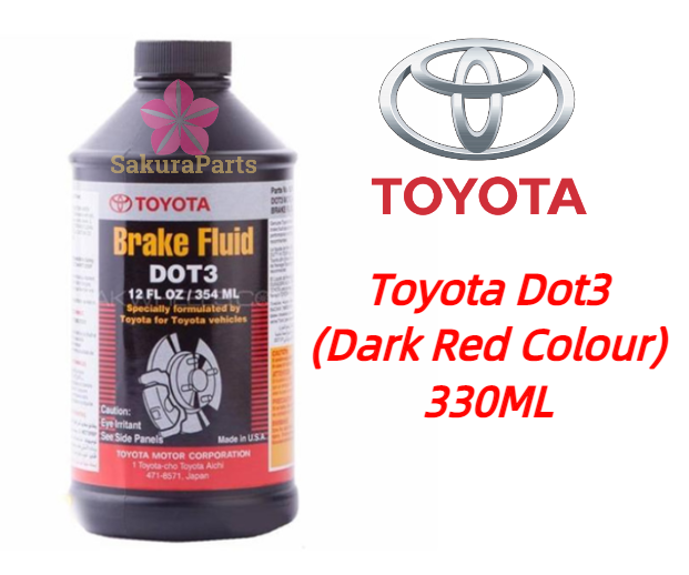 Toyota Brake Fluid DOT 3 (Original) 330ml Lazada