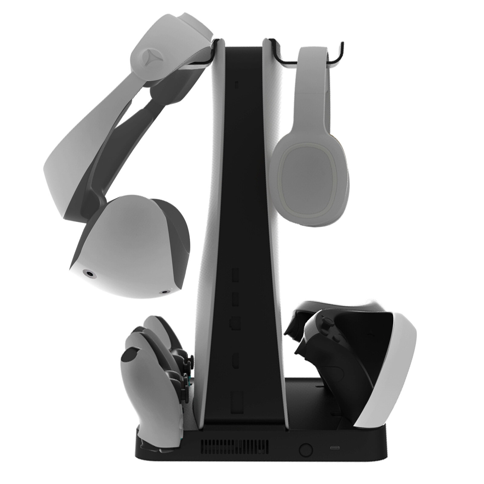 Chân Đế Đứng Sạc 2 Quạt Tản Nhiệt Cho PS5 PSVR2 Cho Máy Chơi Game PS5 Tai Nghe VR2 Phụ Kiện Kính