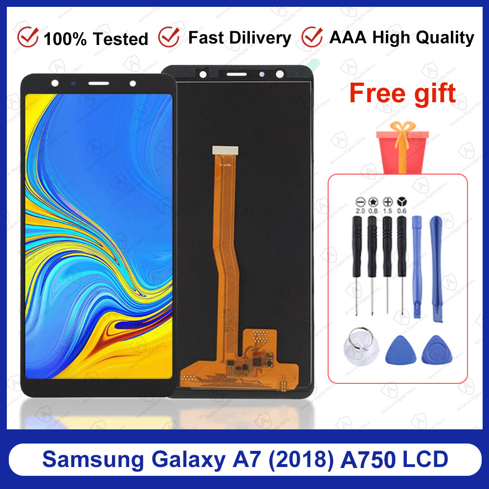 Samsung Galaxy A7 (2018) A750 Layar LCD 